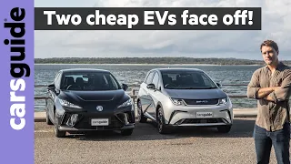 MG4 vs BYD Dolphin 2024 comparison review: Two of the cheapest new electric cars, but which is best?