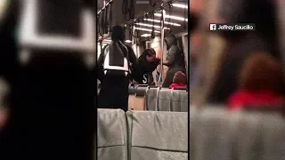 Fight erupts on BART train