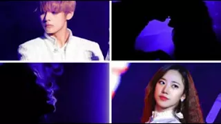 Taehyung (bts) and Namjoo (apink)