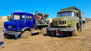 Советская техника НЕПОБЕДИМА! ... Сравнительный тест ЗИЛ 131 и UNIMOG 6x6 ... RC OFFroad