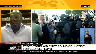 USA Racism and justice | Protesters win first round of justice for George Floyd