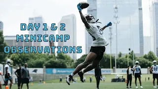 Carolina Panthers Day 1 & 2 Minicamp Observations