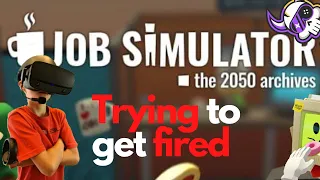 GETTING FIRED FROM A VR JOB  OCULUS RIFT S  JOB SIMULATOR VR  STORE CLERK | FUNNY VR MOMENTS