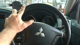 Mitsubishi Pajero steering angle relearn. ASC OFF light.