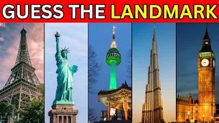 Guess The Landmark In 5 Seconds | 100 Famous Landmark Around The World