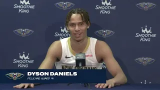 Dyson Daniels interview | 2023 New Orleans Pelicans Media Day