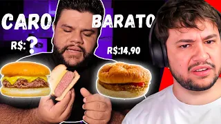 X-Burguer Caro vs X-Burguer Barato - React