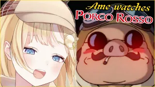 Amelia Watson watches Porco Rosso [Hololive EN]