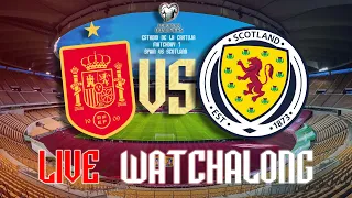 Spain vs Scotland Euro 2024 Qualifiers Live Watchalong (12/10/23) FULL STREAM VOD