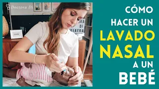 👃💦 Cómo hacer un LAVADO NASAL a un BEBÉ (demostración práctica)