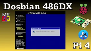 Windows 98se Raspberry Pi 4. Dosbian 486DX. Progress Update.