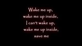 Evanescence - Wake me up Inside [Lyrics]