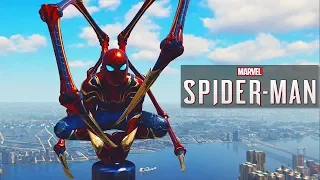 SPIDER-MAN PS4 | IRON SPIDER Free Roam Gameplay (PS4 Pro)