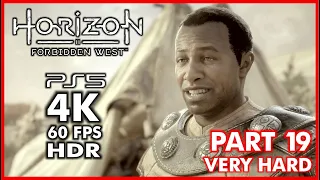 HORIZON FORBIDDEN WEST [4K 60FPS PS5 HDR] Walkthrough Part 19 [VERY HARD] Breaking Even - No Comment