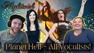 1 Song. 3 Singers. NIGHTWISH - Planet Hell - REACTION!! (Tarja, Anette, & Floor)