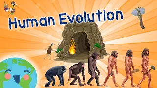 Evolution Of Humans -  Human Evolution For Kids (Educational Video for Kids)