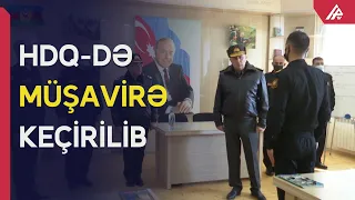 Baş Qərargah rəisi Hərbi Dəniz Qüvvələrinə göstərişlər verdi