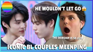 Gay Guy Reacts To ICONIC BL COUPLES! MEENPING (HIGHLY REQUESTED, TOO CUTE TO HANDLE)