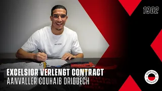 📝 Excelsior 𝗩𝗘𝗥𝗟𝗘𝗡𝗚𝗧 contract Couhaib Driouech tot en met 2️⃣0️⃣2️⃣5️⃣!