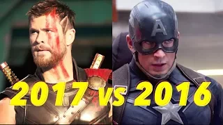 Superhero Movies Of 2017 Vs 2016
