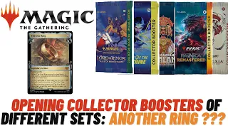 Opening Magic Collector Booster Packs From Different Sets ! Another One Ring ???