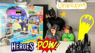 UNBOXING Batman super surround BATCAVE | Imaginext toy review | Biggest Batman cave