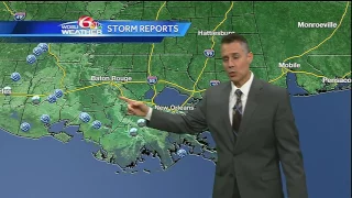 Wednesday evening: cold front and severe weather threat