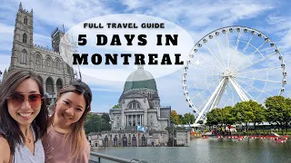 5 DAYS IN MONTREAL 🇨🇦 | Full Travel Itinerary | A Day in Quebec City [Vlog]