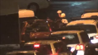 السنابس المرتزقة تحاصر الأهالي وسط شوارع البلدة وتقوم بتفتيشهم 5 1 2014 bahrain
