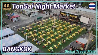 Ton Sai Night Market Bangkok Streetfood Bearing BTS 🇹🇭 Thailand