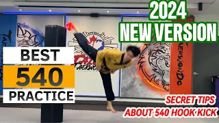 WHY ONLY YOU CAN'T DO 540 HOOK KICK | CHEAT 720 HOOK KICK | #taekwondo   #martialarts