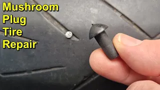 Mushroom Plug Motorcycle Tire Repair Kit