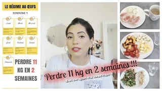 Je teste le régime aux Oeufs | Perdre 11 kg en 2 semaines ??!! | ça fonctionne ?