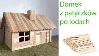 DIY Domek z patyków do lodów / house of sticks