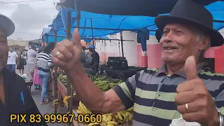 Feira livre de Esperança Paraíba Brasil 30/03/2024