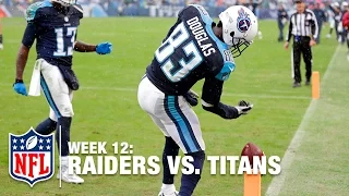 Harry Douglas Gets Hit in the End Zone, Still Catches Mariota TD Pass! | Raiders vs. Titans | NFL