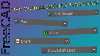 FreeCAD - How Do the Workbenches Work Together? |JOKO ENGINEERING|