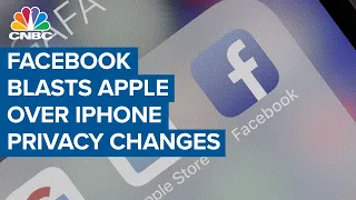 Facebook blasts Apple over new privacy options for iPhone users