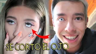 Así se grabo la Canción de AEME y Accidente Poniéndonos los Lentes de Contacto - VLOG #92