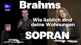 Brahms, Wie lieblich sind deine Wohnungen - sopranstemme // SYNG! med DR Vokalensemblet