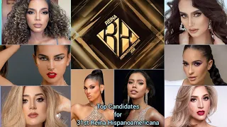 31st Reina Hispanoamericana Top Favorites #ReinaHispanoamericana2022 #ReinaHispanoamericana