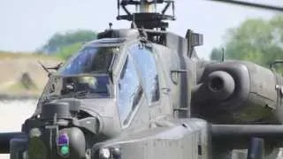 Apache 'Royale' - Prince Harry carried in the Apache Helicopter at Cosford Airshow 2013