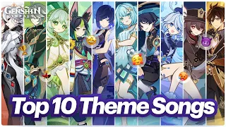 🏆 Genshin Impact Top 10 Character Trailer Theme Songs 🤘🎵