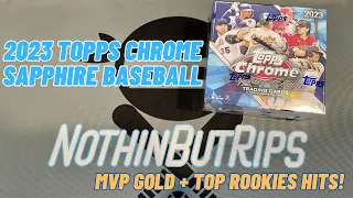 NEW RELEASE 2023 Topps Chrome Sapphire Baseball | MVP GOLD & Top Rookies!