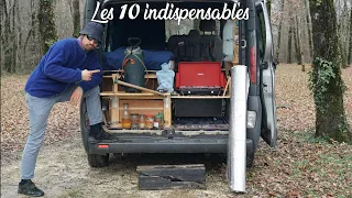 10 objets indispensables pour vivre en van aménagé