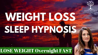 WEIGHT LOSS Sleep Hypnosis Meditation | Lose Weight Overnight (Female Voice of Tansy Forrest)