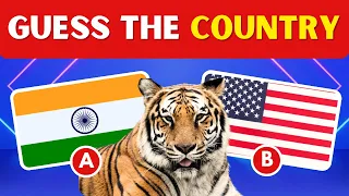 Guess The Country From Its National Animal: Game Quiz Challenge! | The Quiz Time