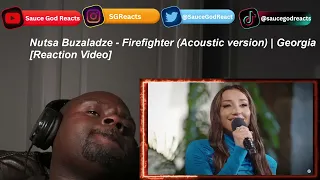 Nutsa Buzaladze - Firefighter (Acoustic version) | Georgia 🇬🇪 | #EurovisionALBM | REACTION