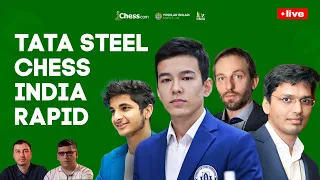 Tata Steel Chess INDIA | rapid & blitz 2023 | 3 kun rapid | 7-9 turlar