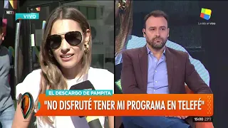 Pampita admitió que no disfrutó de su programa en Telefe: "Era un títere del minuto a minuto"